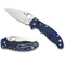Spyderco 2024 Spyderco Manix 2 Lightweight Translucent Blue Plain SPY-C101PBL2 - alternate 1